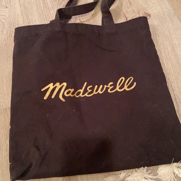 Madewell Black Star Printed Tote Bag - Picture 2 of 3